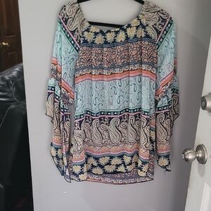 Floral Paisley Women's Top